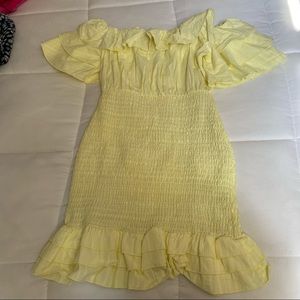 Smocked dress.